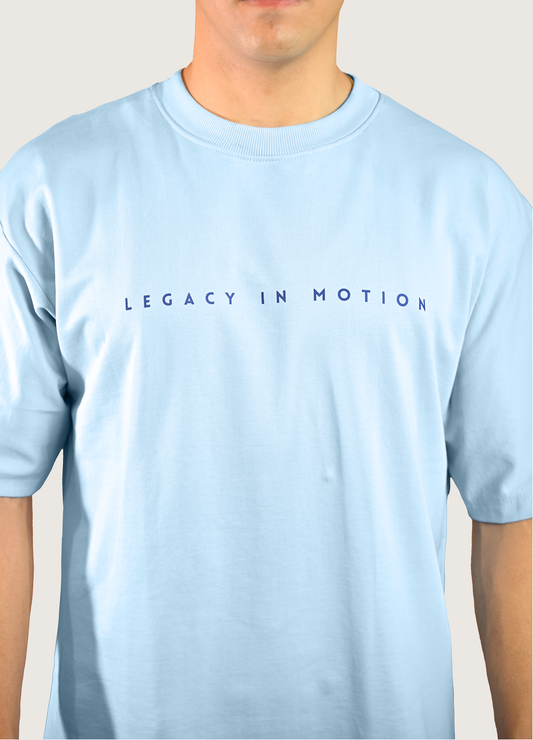 Aspire Oversized Fit Sky Blue T-Shirt