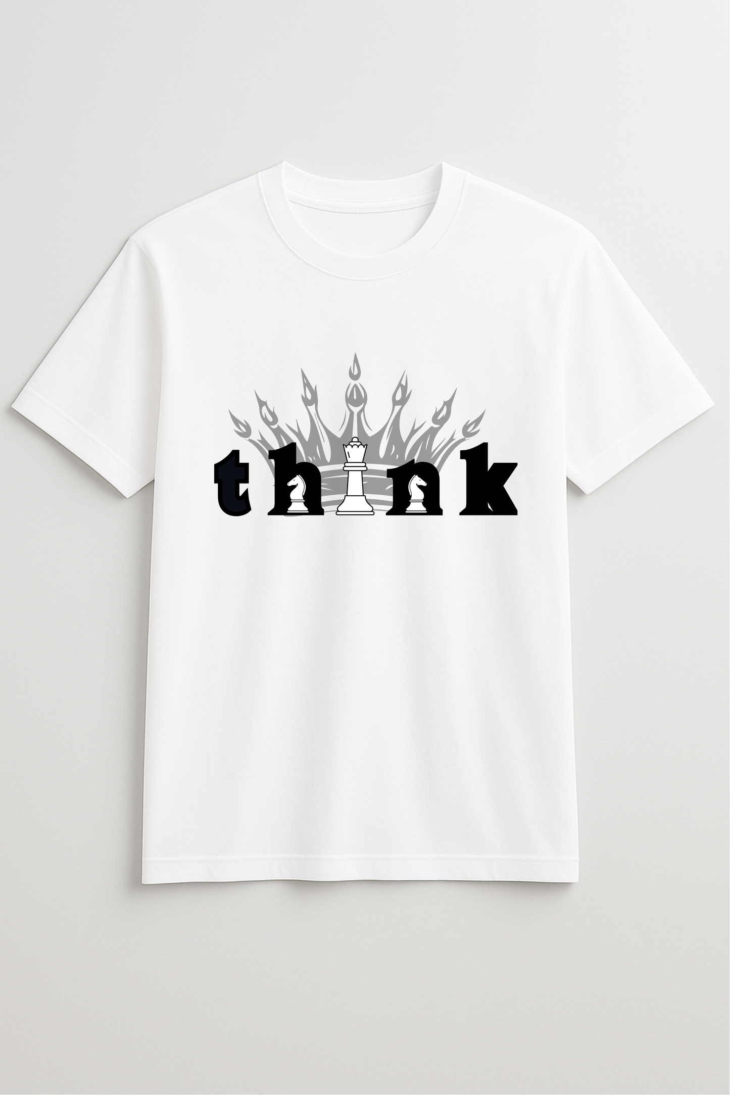 Think Printed Unisex Regular Fit T-Shirt