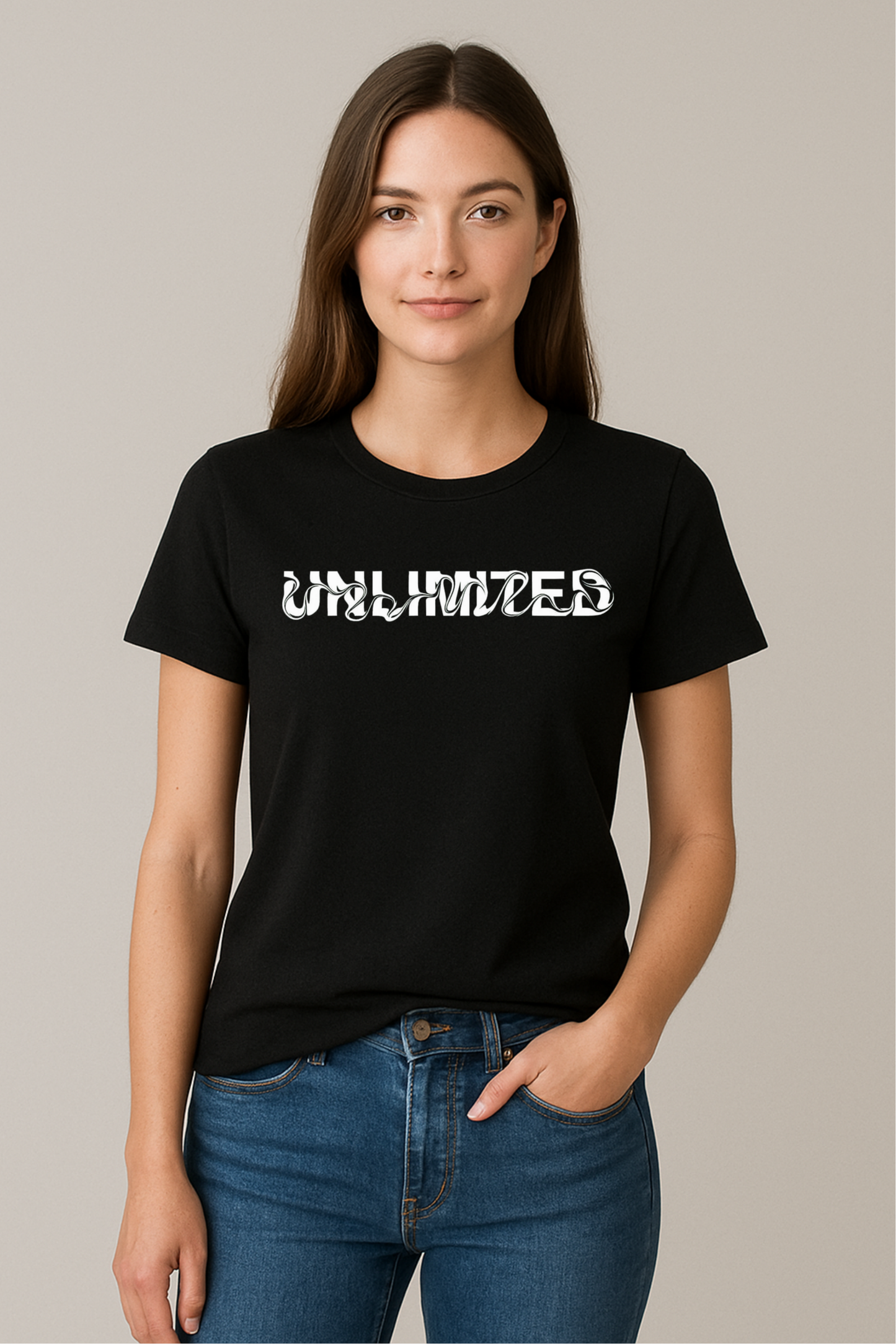 Unlimited Graphic Unisex Regular Fit T-Shirt