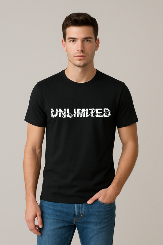 Unlimited Graphic Unisex Regular Fit T-Shirt